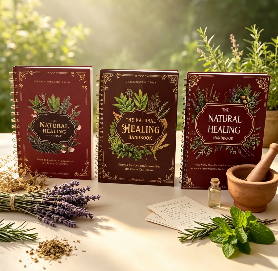 Herbal Wellness Recipes - Руководство по естественным методам лечения, трехверсионное