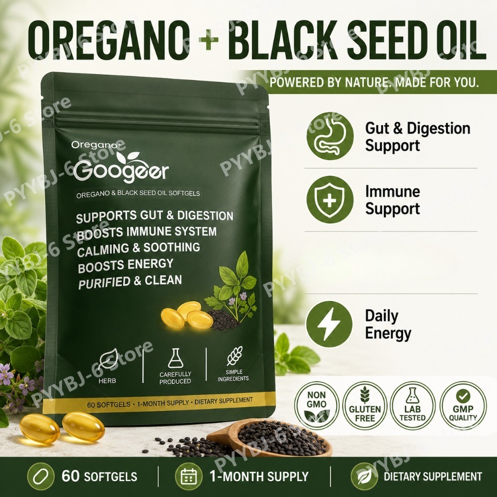 Herbal Wellness Formula - Масло черного тмина в мягких капсулах,
