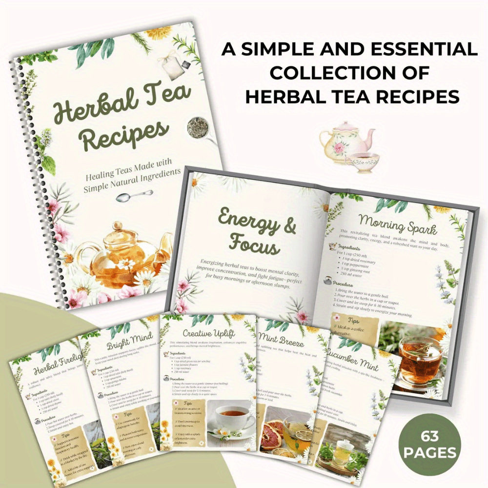 Книга рецептов травяных чаев – – обзор и цена Herbal Wellness Recipes