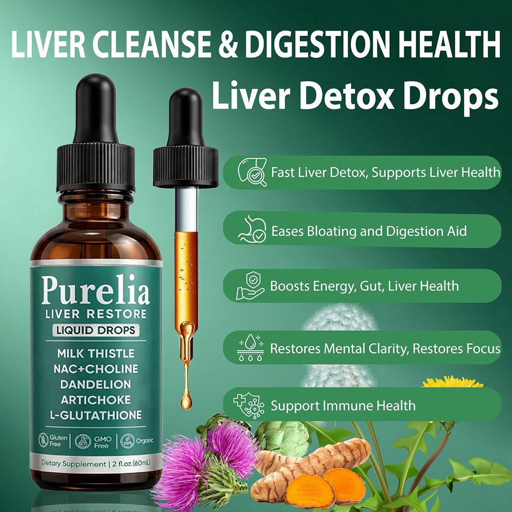 Purelia Liver Restore Liquid D – обзор и цена Herbal Wellness Formula