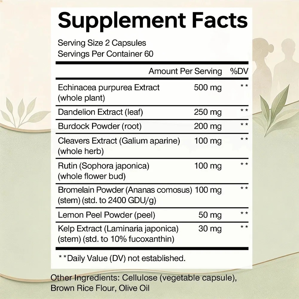 Добавка для очищения лимфатиче – обзор и цена Herbal Wellness Formula