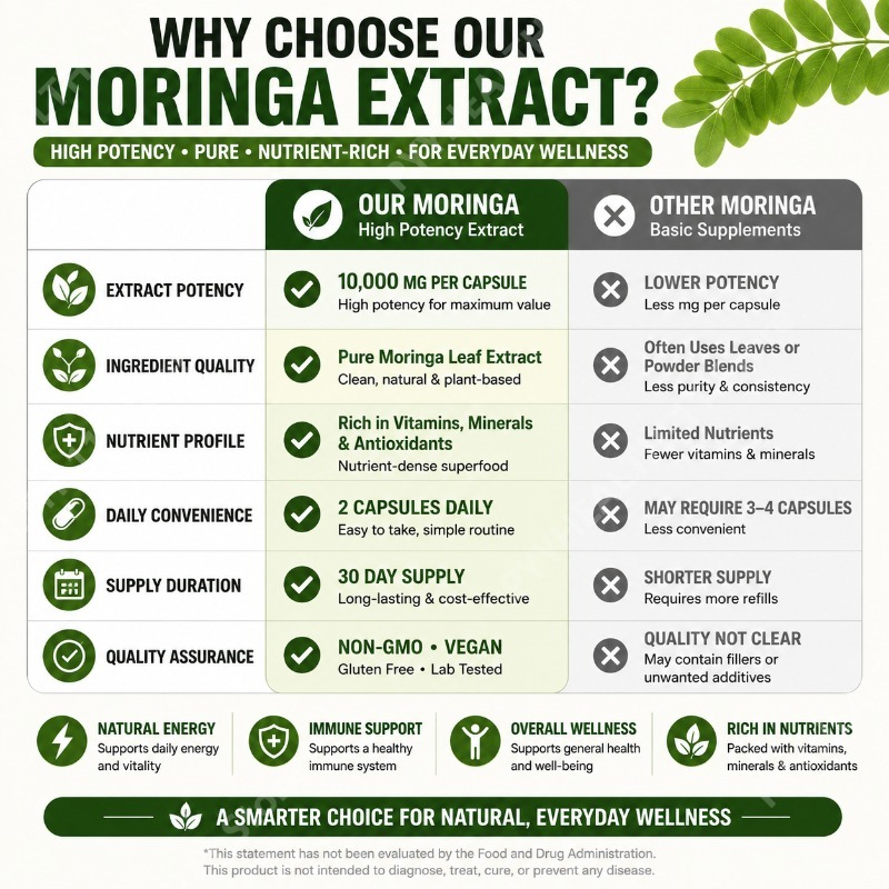 Премиум-добавка с морингой: на – обзор и цена Herbal Wellness Formula